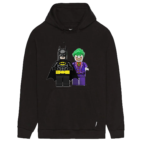 Felpa Lego Batman e Joker - 3volve.it Personalizzazioni