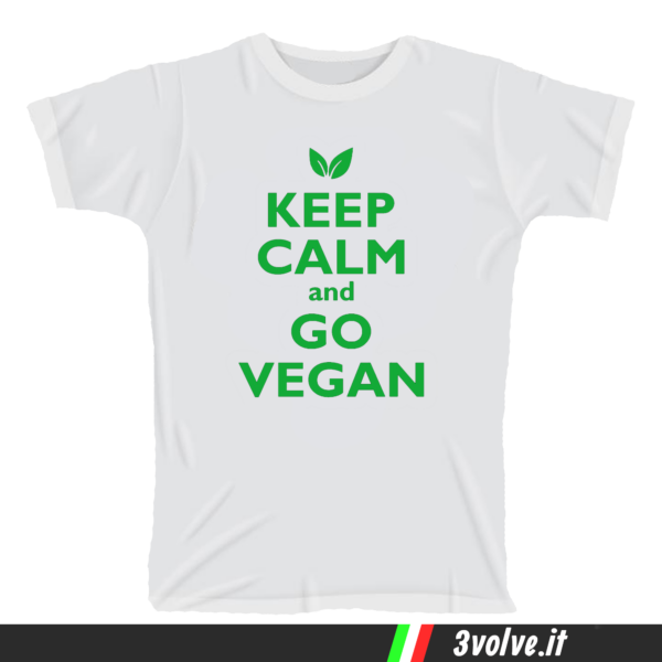 keep calm and go vegan